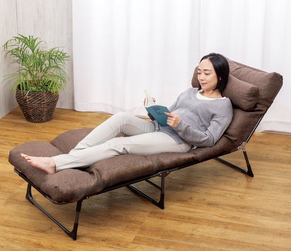 楽天市場】コンパクト リクライニングベッド ごろ寝ベッド カウチ