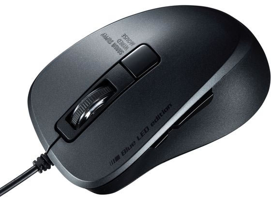 まとめ得 有線Type-CブルーLEDマウス MA-BLC194BK x [3個] /a MA-BLC194BK有線Type-CブルーLEDマウスUSB Type-Cコネクタを搭載