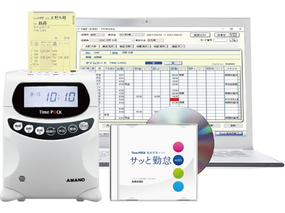 楽天市場】アマノ タイムレコーダー TimeP@CK III 150 WL (TP@C-700TC