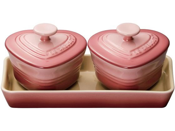 ルクルーゼ　プランター　フルール　セット　ローズクォーツ LE CREUSET ル・クルーゼ 植木鉢 プランター フルール ローズ