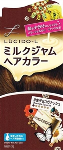 楽天市場 ルシードエル ミルクジャムヘアカラー 生チョコガナッシュ 医薬部外品 ヘアカラー 黒髪用 西新オレンジストア