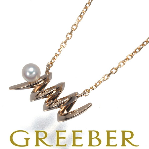 ★ポイント5倍対象商品★TASAKI タサキ ネックレス パール 真珠 3.0ｍｍ サージ K18PG Necklace【中古】BLJ