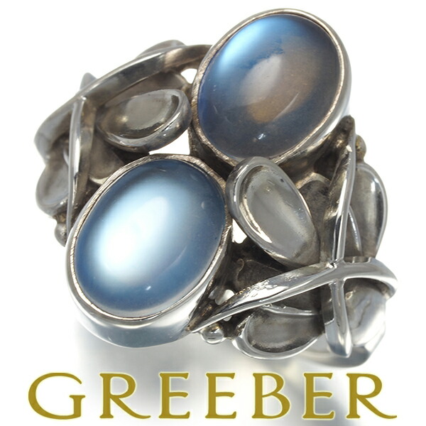 楽天市場】ジョージジェンセン リング ムーンストーン 11号 SV925