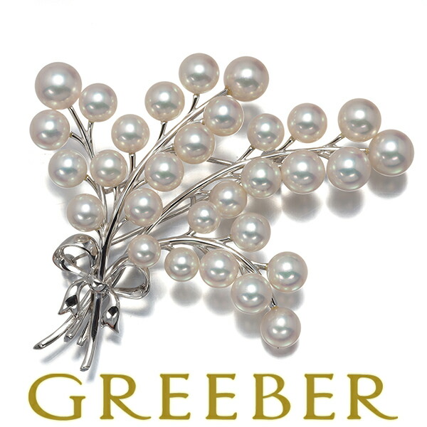 楽天市場】MIKIMOTO / ミキモト パールブローチ K14YG 5.8~7.8mm