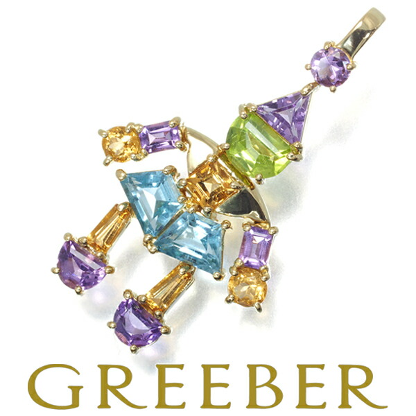 在庫一掃】 アメジスト ペリドット シトリン トパーズ 2.80ct マルチ