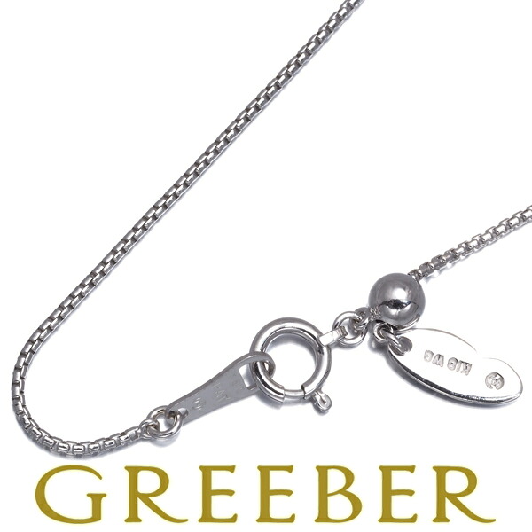 TASAKI タサキ チェーンネックレス ベネチアン 50cm K18WG Necklace【中古】BLJ