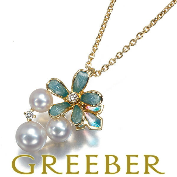 楽天市場】ミキモト MIKIMOTO ネックレス フラワーモチーフ パール 3.6