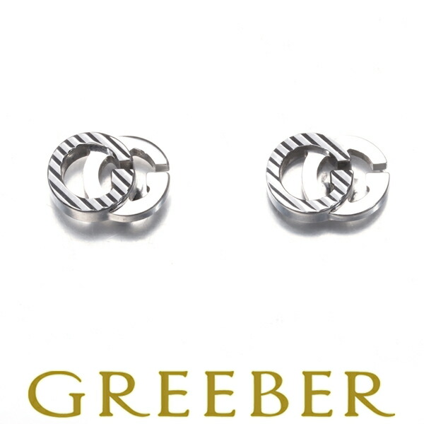 楽天市場】グッチ GUCCI ピアス バー ロゴ スウィング ドロップ