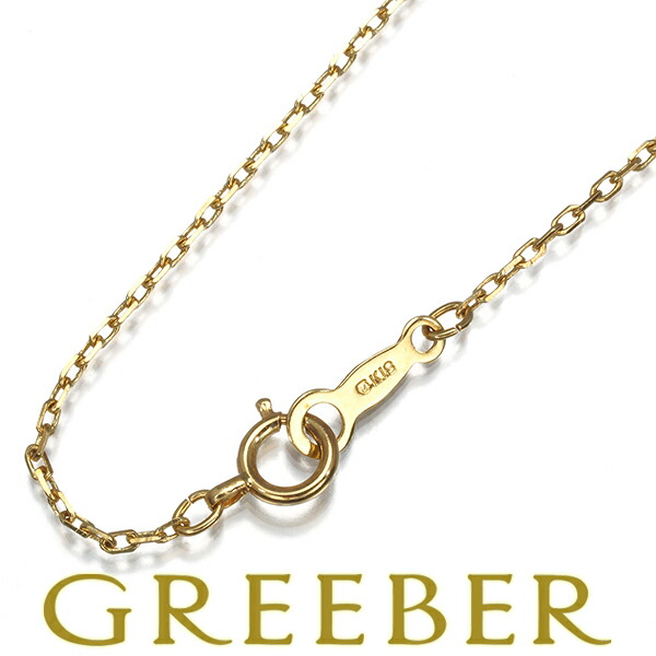 14日20:00スタート！★ポイント5倍対象商品★ MIKIMOTO ミキモト チェーンネックレス カットアズキ 40cm K18YG Necklace【中古】BLJ