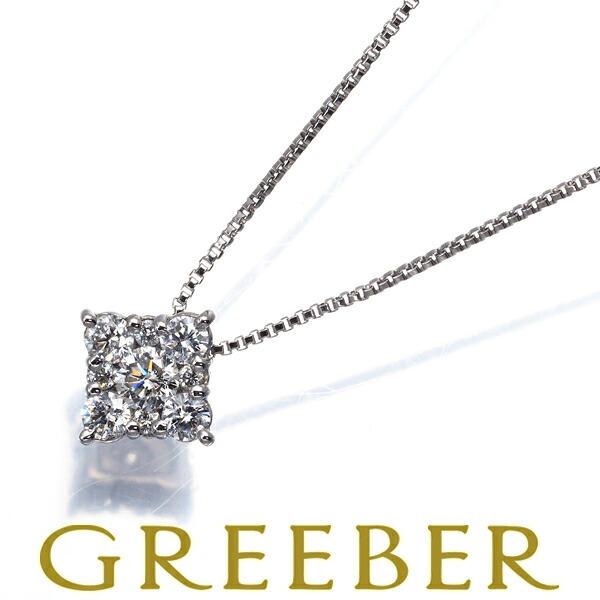 ヴァンドーム ネックレス ダイヤ ダイヤモンド 0.40ct Pt950/Pt850 Necklace【中古】BLJ/GENJ 大幅値下げ品|グリーバー