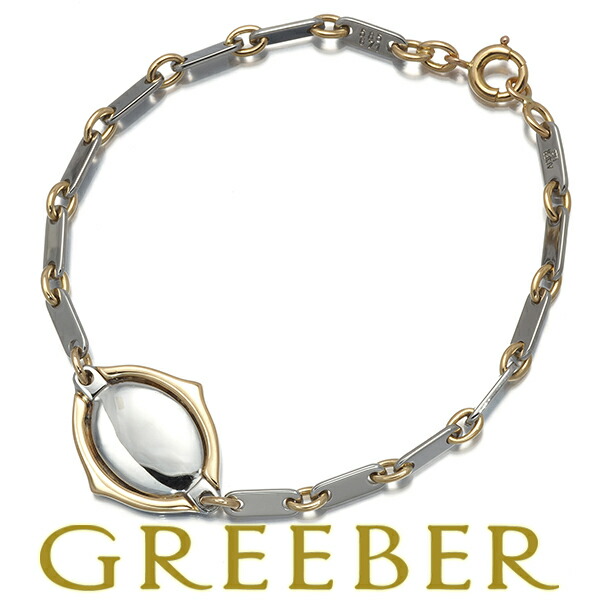 楽天市場】カルティエ Cartier ブレスレット フィガロ チェーン K18WG