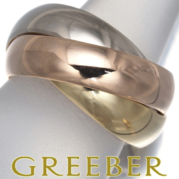 楽天市場】カルティエ Cartier トリニティリング 細タイプ 52号