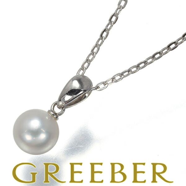 楽天市場】ミキモト MIKIMOTO ネックレス パール 7.0-7.5mm珠 SV925