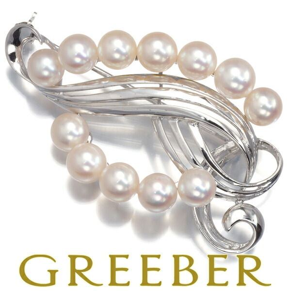 MIKIMOTO♡ベビーパール♡シルバーブローチ MIKIMOTO ミキモト ブローチ ベビーパール 真珠 4.3mm サークル