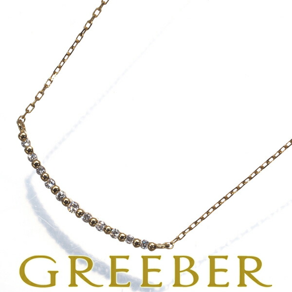 ★ポイント5倍対象商品★ヴァンドーム ネックレス ダイヤ ダイヤモンド K18YG Necklace【中古】BLJ/GENJ