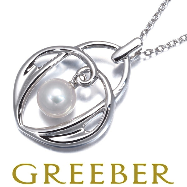 ★ポイント5倍対象商品★ MIKIMOTO ミキモト ネックレス パール 真珠 7.0mm シルバー/シルバー 925 Necklace【中古】BLJ｜グリーバー