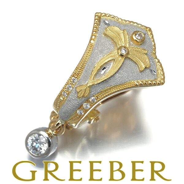 Genj 【楽天市場】ダイヤ ダイヤモンド 0.18ct/0.05ct 艶消し 2WAY 片耳 イヤリング K18YG/Pt900 Earrings ...