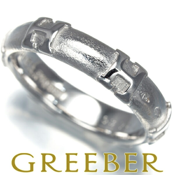 エルメス　リング　フィデリテ　15号　幅4mm k18 YG エルメス リング フィデリテ 15号 幅4mm k18 YG エルメス リング