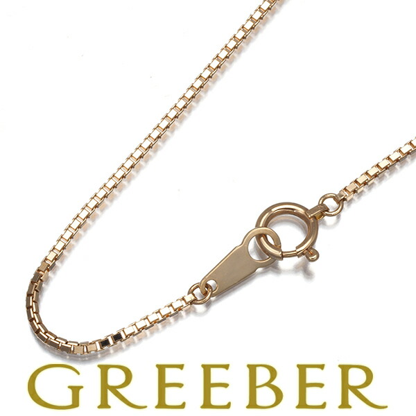 ベネチアン チェーンネックレス 40cm K18PG Necklace【中古】GENJ