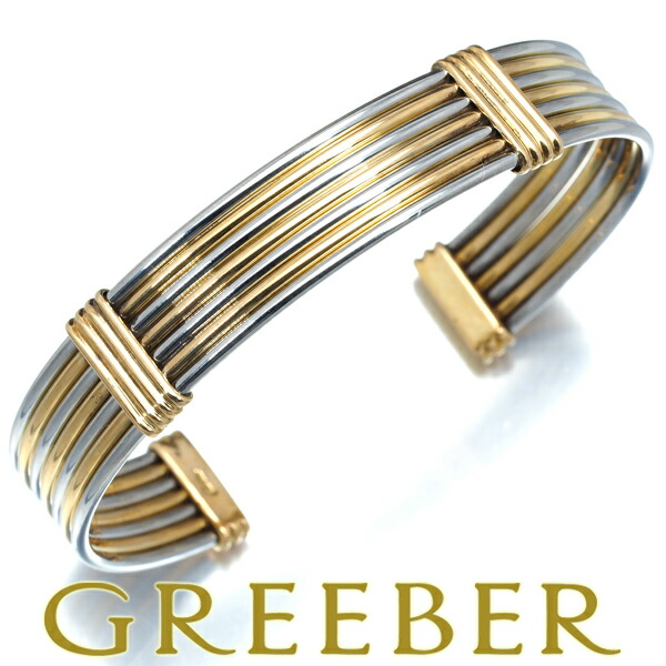 カルティエK18YG/SSバングル カルティエK18YG/SSバングル Cartier カルティエ ブレスレット