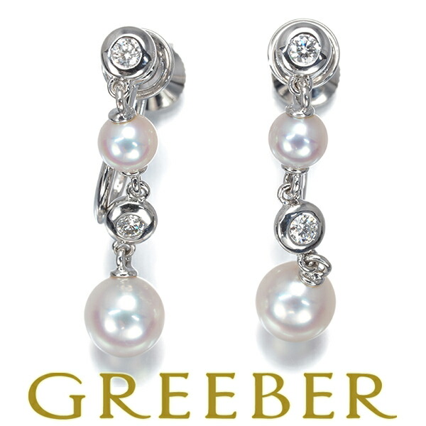 楽天市場】ミキモト MIKIMOTO フックピアス フリンジ チェーン