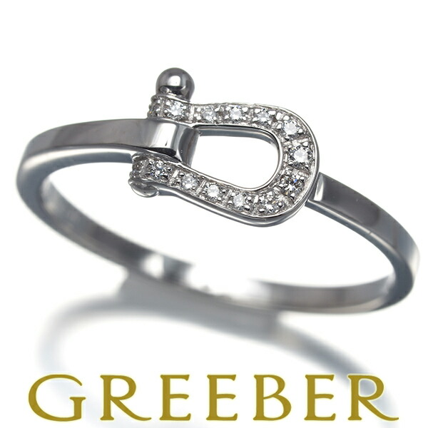 ★ポイント5倍対象商品★ FRED フレッド リング ダイヤ ダイヤモンド フォース10 スモール 49号 K18WG Ring 指輪 【中古】BLJ|グリーバー