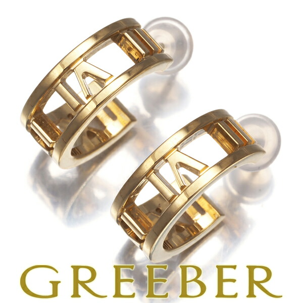 Tiffanyアトラスシルバー ハーフオープン ピアス Tiffanyアトラスシルバー ハーフオープン ピアス ティファニー