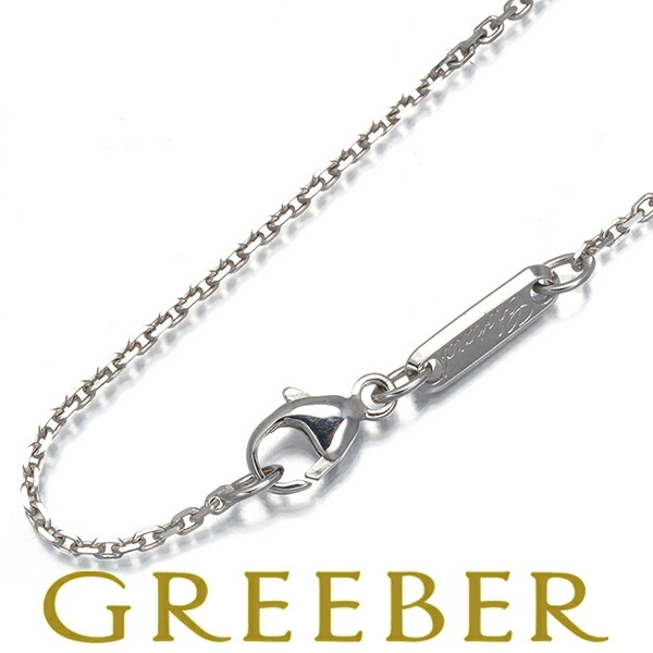 ★ポイント5倍対象商品★Chopard ショパール チェーンネックレス カットアズキ 42cm K18WG Necklace【中古】BLJ