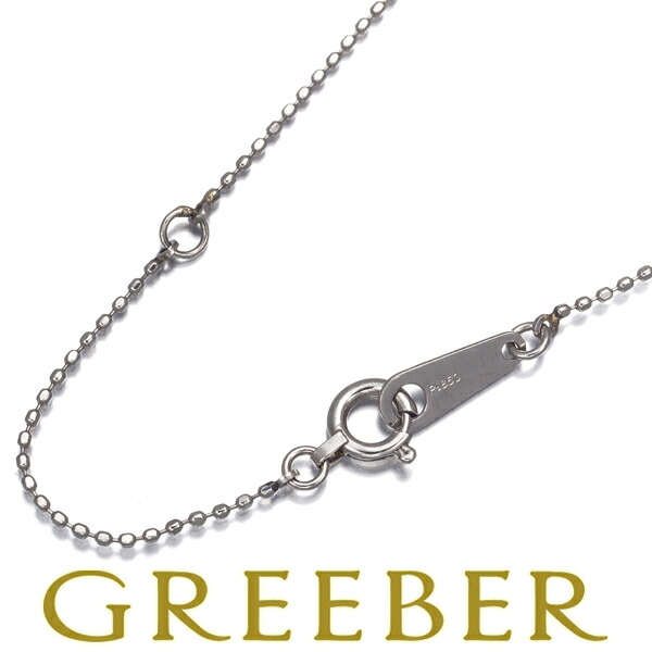 Genj 【楽天市場】カットボール チェーンネックレス 40cm Pt850 Necklace【中古】GENJ:グリーバー