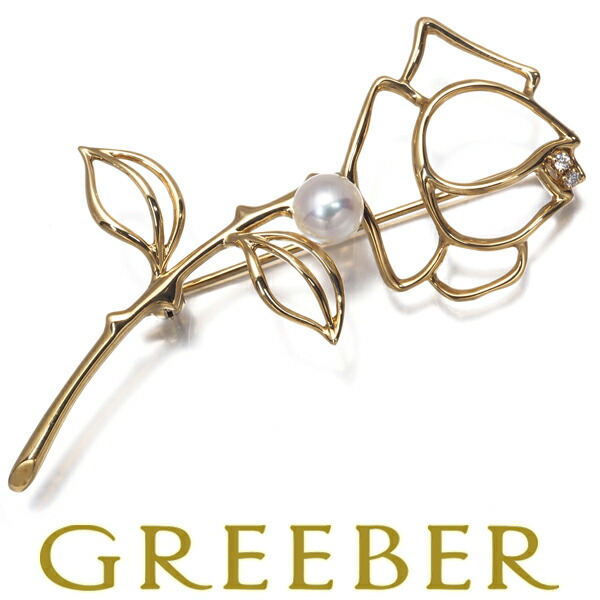 ☆美品☆ミキモト　K18 パール　クローバー　ダイヤモンド　ピンブローチ 楽天市場】ミキモト パール 真珠 ピンクサファイア ダイヤモンド 桜