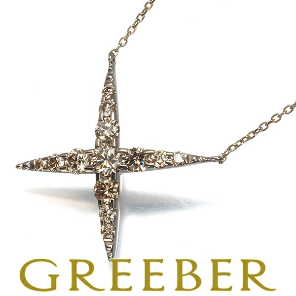 楽天市場】カシケイ メランジェ ネックレス MELANGEブラウンダイヤ