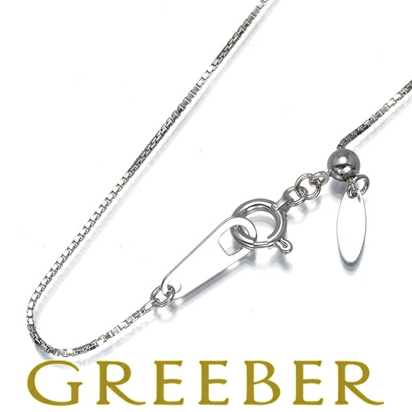 ★ポイント5倍対象商品★ ベネチアン チェーンネックレス K18WG Necklace【中古】GENJ｜グリーバー