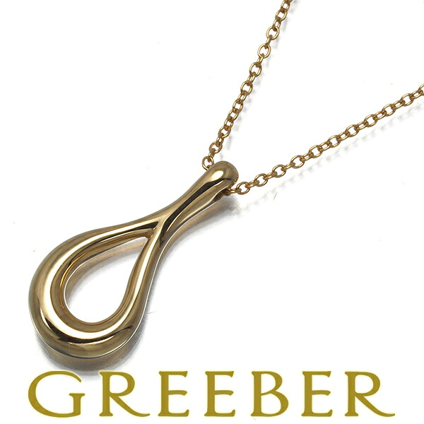★ポイント5倍対象商品★ Tiffany&Co. ティファニー ネックレス オープンティアドロップ K18YG Necklace【中古】BLJ|グリーバー