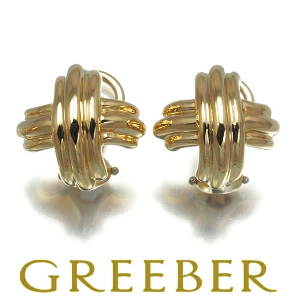 Tiffany&Co. ティファニー ピアスシグネチャー クロスK18/シルバー 楽天市場】ティファニー シグネチャー クロス イヤリング