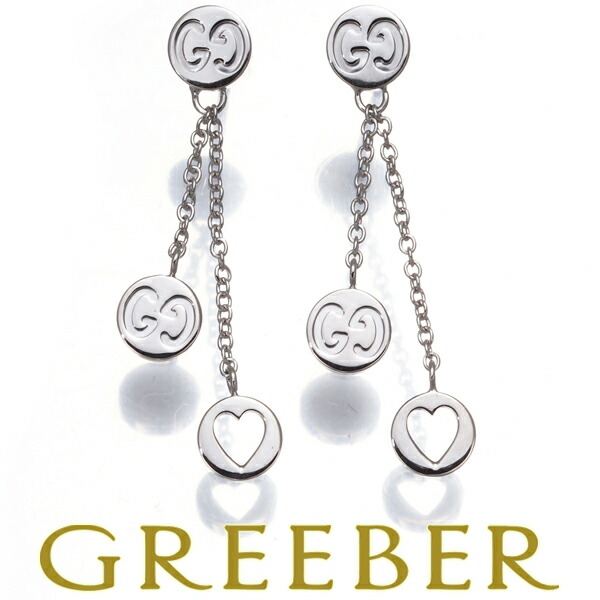 楽天市場】グッチ GUCCI ピアス バー ロゴ スウィング ドロップ