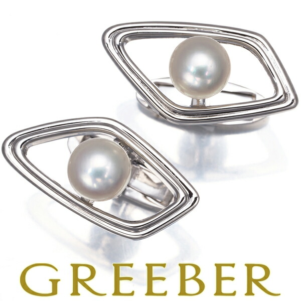 楽天市場】ミキモト パール 真珠 カフス シルバー メンズ 【中古