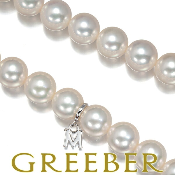 MIKIMOTO ミキモト ネックレス パール 真珠 7.5-8.0mm シルバー Necklace【中古】BLJ