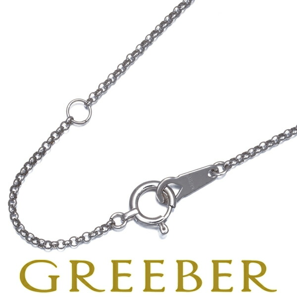 ★ポイント5倍対象商品★ エスカルゴ チェーンネックレス 40cm K18WG Necklace【中古】GENJ|グリーバー