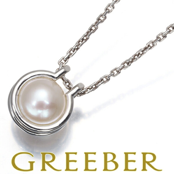 極美品 オールドティファニー キスアラウンド パール ネックレス k18 極美品 オールドティファニー キスアラウンド パール ネックレス k18