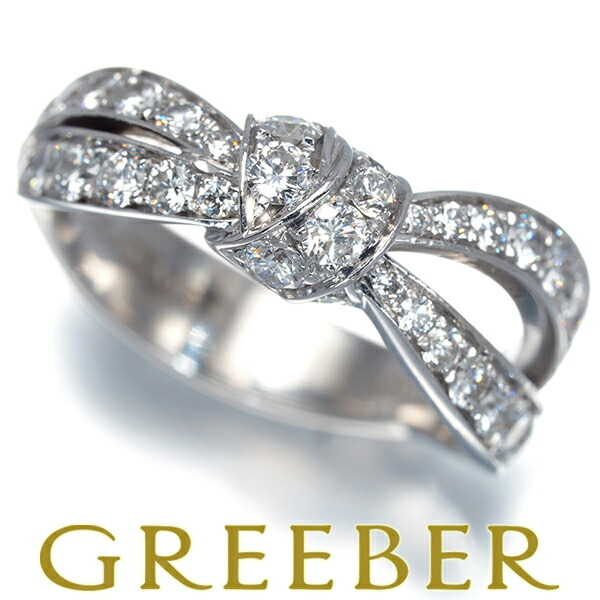 CHAUMET ショーメ リング ダイヤ ダイヤモンド リアン セデュクシオン 50号 K18WG Ring 指輪 【中古】BLJ