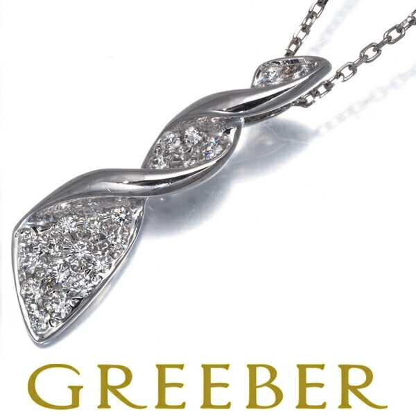 Mikimoto ダイヤモンド ペンダントネックレス MIKIMOTO（ミキモト） ダイヤネックレス K18YG 0.24ct ペンダント 3