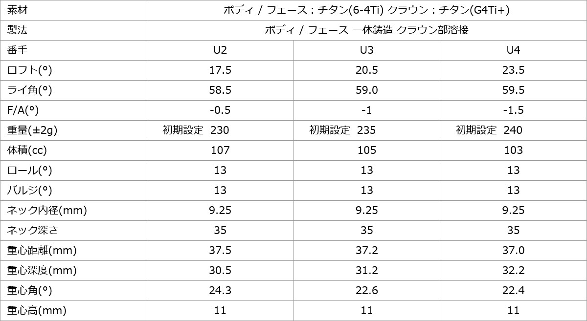 2022年モデル カスタムクラブ イオンスポーツ ジニコ ユーティリティ