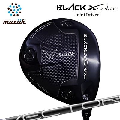 カスタム野球クラブ ムジーク ブラックエクスパイア ミニ１番ウッド デザインチューニング ベクトル グリッドMuziik BLACK XSPIRE Mini Driver Design Tuning VECTOR GRID高初速 道のり性重視 小ささ頭顱