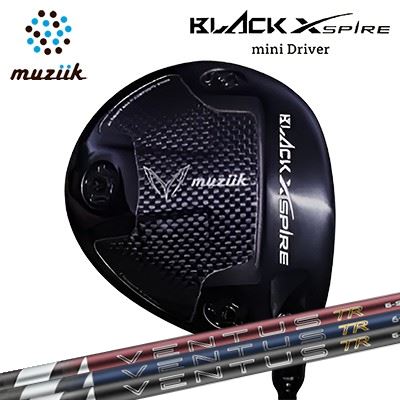 ムジーク カスタム特注野球クラブ ブラックエクスパイア ミニ１番ウッド フジクラ 26 ベンタス TRMuziik BLACK XSPIRE Mini Driver FUJIKURA 26 VENTUS TR高初速 道のり性重視 小ささ尖端