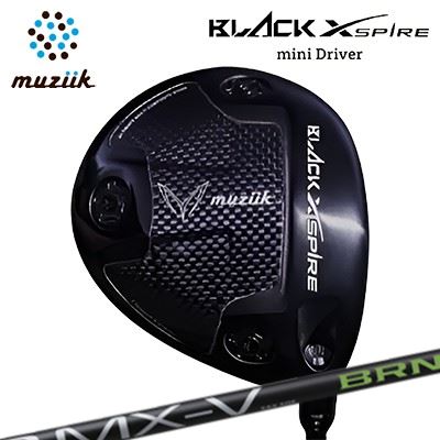 カスタム野球クラブ ムジーク ブラックエクスパイア ミニ１番ウッド 不可思議 FSP MX-V BRNMuziik BLACK XSPIRE Mini Driver FSP MX-V BRN高初速 道のり性重視 小ささ頭顱