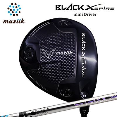 ムジーク カスタム特注クラブ ブラックエクスパイア ミニドライバー エストリックス イグノヴァ ビーエックスMuziik BLACK XSPIRE Mini Driver S-TRIXX IGNOVA BX高初速 方向性重視 小ぶりヘッド|オーエスゴルフ