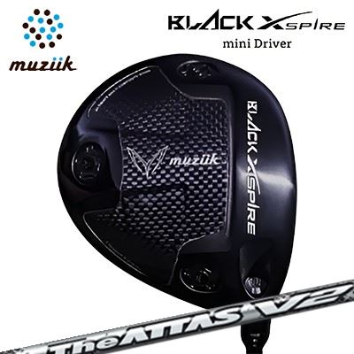 カスタム野球クラブ ムジーク ブラックエクスパイア ミニ１番ウッド USTマミヤ ジ アッタス V2Muziik BLACK XSPIRE Mini Driver UST Mamiya THE ATTAS V2高初速 道のり性重視 小ささ尖端