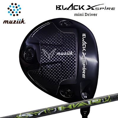 カスタムクラブ ムジーク ブラックエクスパイア ミニドライバー スリリング シュハリMuziik BLACK XSPIRE Mini Driver SYUHARI高初速 方向性重視 小ぶりヘッド｜オーエスゴルフ
