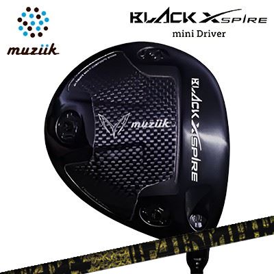 カスタム野球クラブ ムジーク ブラックエクスパイア ミニ１番ウッド TRPX ファビュラス ニーティーMuziik BLACK XSPIRE Mini Driver TRPX Fabulous ニッケル-Ti高初速 道のり性重視 小ささ頭顱 スポーツ・アウトドア-ゴルフ