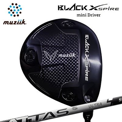 カスタム野球クラブ ムジーク ブラックエクスパイア ミニ１番ウッド USTマミヤ アッタス RX ウルトラ黒いことMuziik BLACK XSPIRE Mini Driver UST Mamiya ATTAS RX ULTRA BLACK高初速 道のり性重視 小ささ尖端